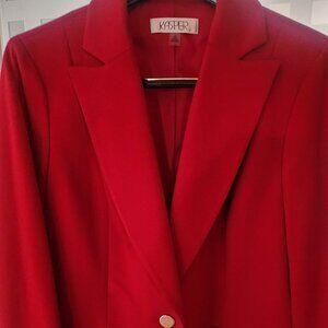 Kasper Blazer (size 12, red)